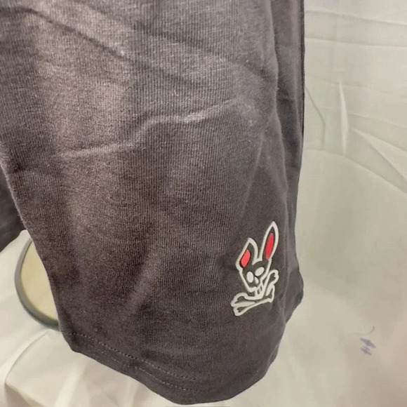 NWOT Psycho Bunny Robert Godley Tee Shirt Short Sleeve Crew Pima Cotton Gray L - Picture 3 of 5